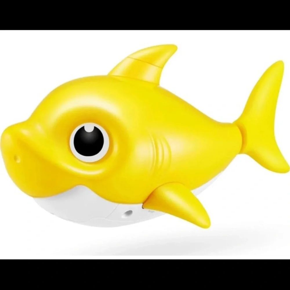Robo Alive Junior Baby Shark New Silicon Fins Version Singing and Swimming baby - Picture 3 of 3
